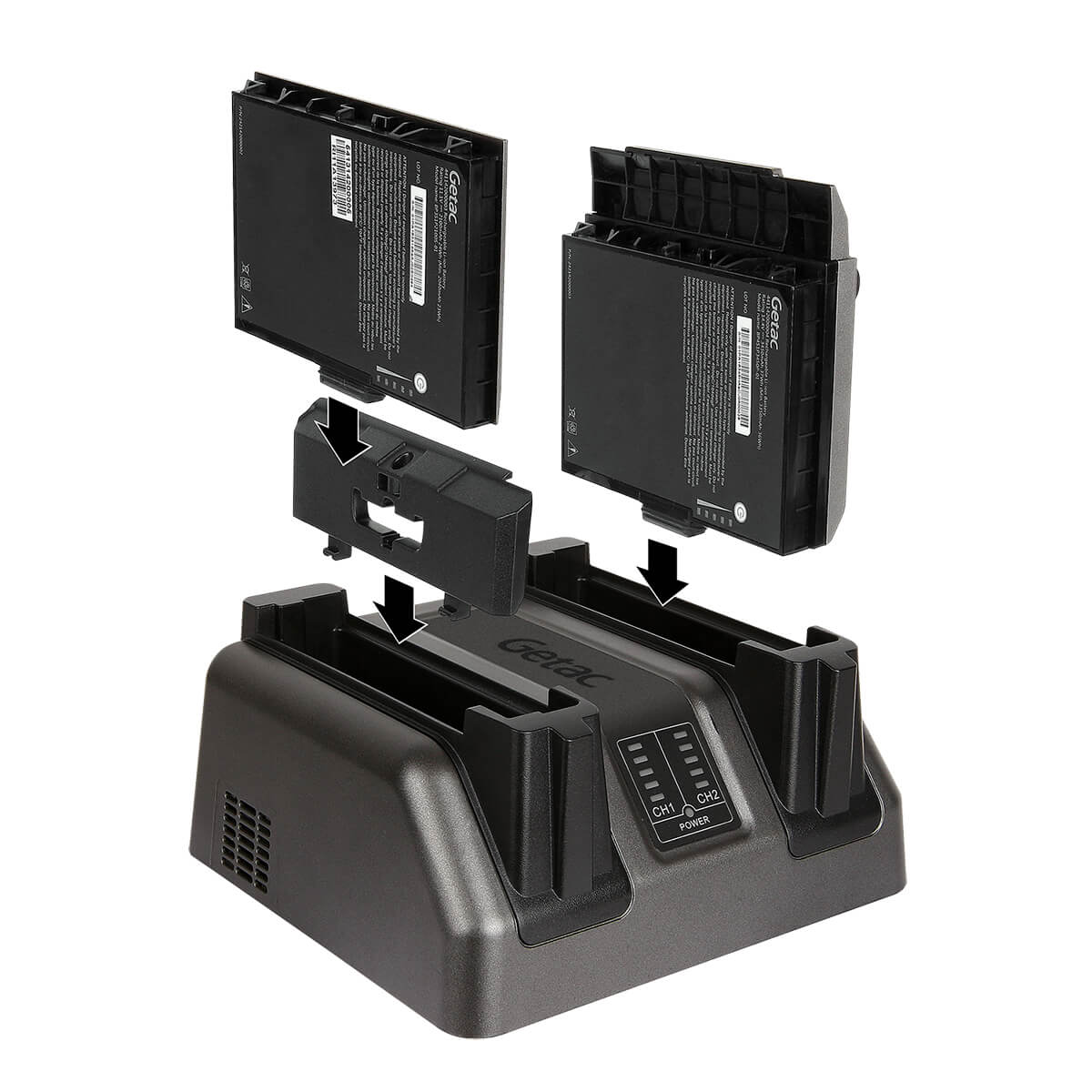 Dual Bay Battery Charger