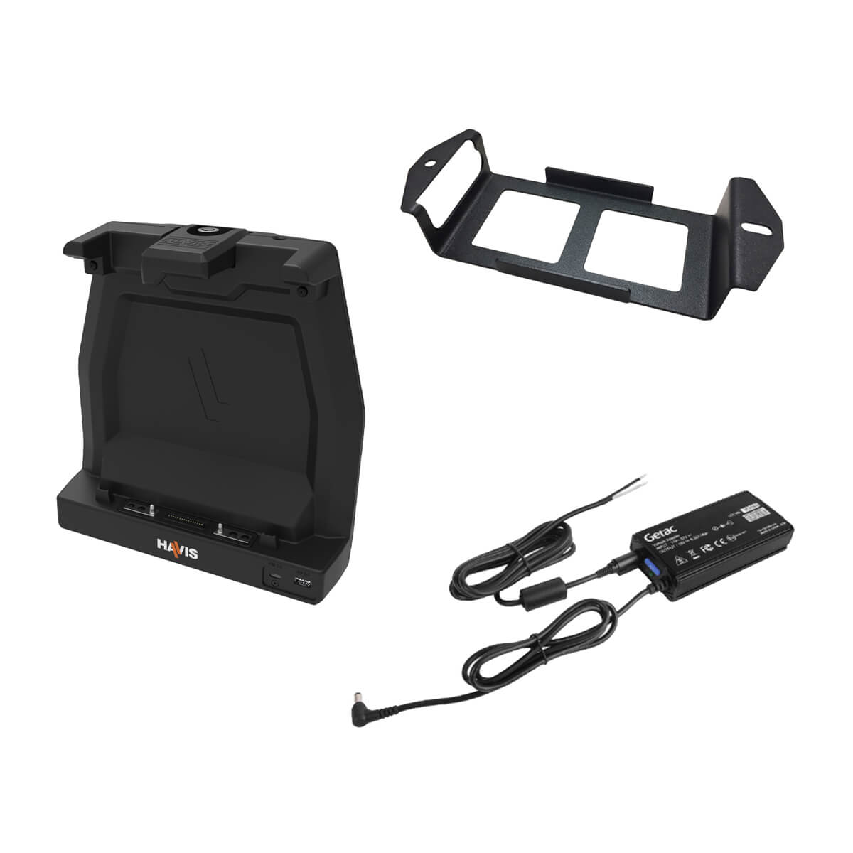 F120 - HAVIS, DS-GTC-1702-BW, Vehicle Dock, with standard port replication (include 120w bare wire vehicle adapter)