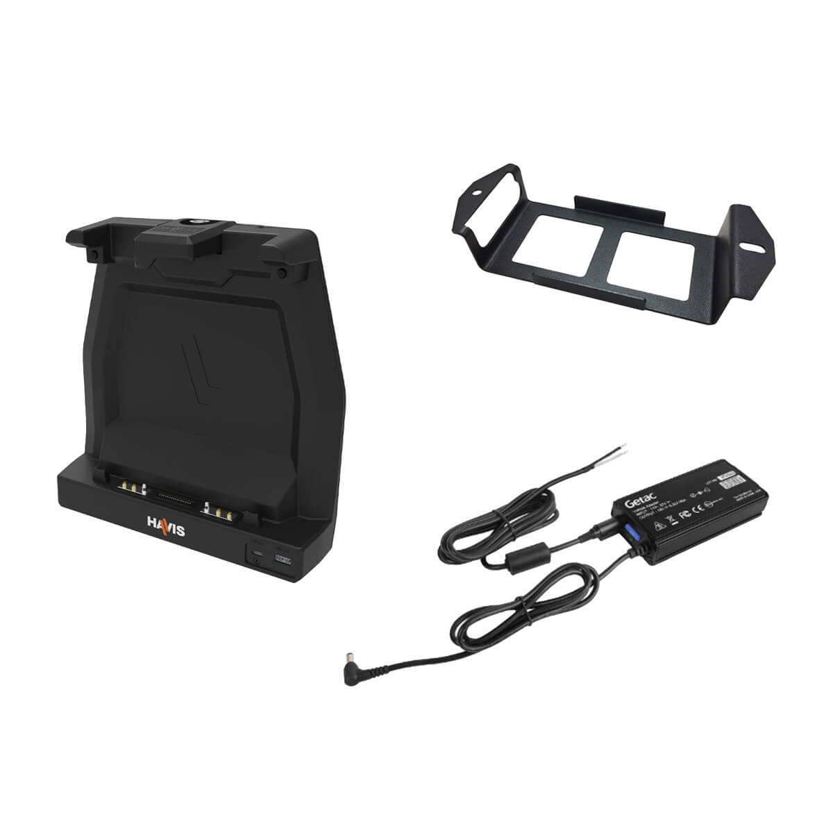F120 - HAVIS, DS-GTC-1705-4-BW, Vehicle Dock, with advanced port replication, with Quad Pass-through (include 120w bare wire vehicle adapter)