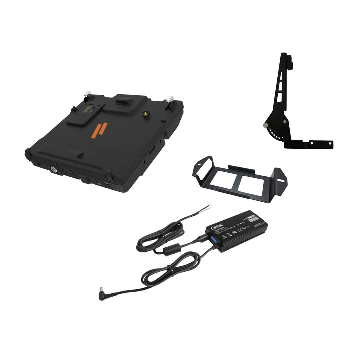 V120 - HAVIS, PKG-DS-GTC-1602-BW, Vehicle Dock, with standard port replication, with screen support (include 120w bare wire vehicle adapter)